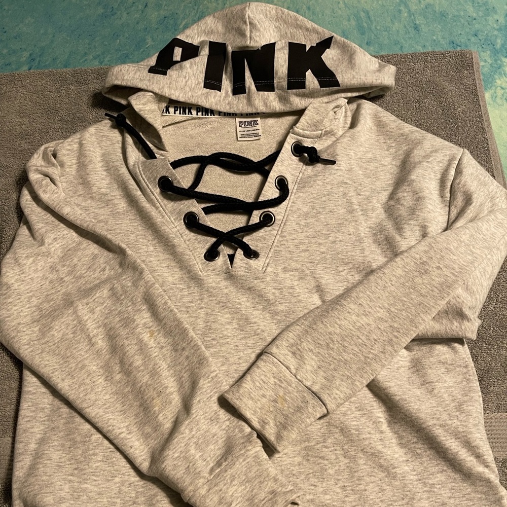 Pink hoodie